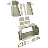 VT1121174 1981-82 Chevrolet Corvette; Complete Molded Carpet Set; w/o Door Panels; Cutpile; Saddle / Biscuit - image 1