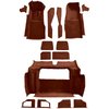 VT1121179 1981-82 Chevrolet Corvette; Complete Molded Carpet Set; w/o Door Panels; Cutpile; Cinnabar - image 2