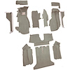 VT1121627 1984-87 Chevrolet Corvette; Coupe; Complete Molded Carpet Set; w/ Heel Pad; Cutpile; Gray - image 1
