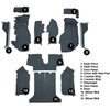 VT1121639 1984-87 Chevrolet Corvette; Coupe; Complete Molded Carpet Set; w/ Heel Pad; Cutpile; Blue - image 4