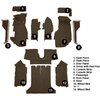 VT1121657 1984-87 Chevrolet Corvette; Coupe; Complete Molded Carpet Set; w/ Heel Pad; Cutpile; Bronze - image 4