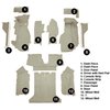 VT1121674 1984-87 Chevrolet Corvette; Coupe; Complete Molded Carpet Set; w/ Heel Pad; Cutpile; Saddle / Biscuit - image 3