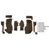 VT1122157 1984-87 Chevrolet Corvette; Front Molded Carpet Set; Cutpile; Bronze - image 4