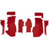 VT1122177 1984-87 Chevrolet Corvette; Front Molded Carpet Set; Cutpile; Flame Red - image 2