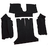 VT1122401 1984-87 Chevrolet Corvette; Coupe; Rear Molded Carpet; w/ Heel Pad; Cutpile; Black - image 1