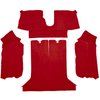 VT1122477 1984-87 Chevrolet Corvette; Coupe; Rear Molded Carpet; w/ Heel Pad; Cutpile; Flame Red - image 2