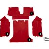 VT1122577 1984-87 Chevrolet Corvette; Coupe; Rear Molded Carpet; Cutpile; Flame Red - image 3