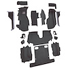 VT1122633 1986-87 Chevrolet Corvette; Convertible; Complete Molded Carpet Set; w/ Heel Pad; Cutpile; Graphite - image 1