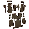 VT1122657 1986-87 Chevrolet Corvette; Convertible; Complete Molded Carpet Set; w/ Heel Pad; Cutpile; Bronze - image 1