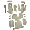 VT1122674 1986-87 Chevrolet Corvette; Convertible; Complete Molded Carpet Set; w/ Heel Pad; Cutpile; Saddle / Biscuit - image 1