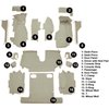 VT1122674 1986-87 Chevrolet Corvette; Convertible; Complete Molded Carpet Set; w/ Heel Pad; Cutpile; Saddle / Biscuit - image 4