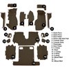 VT1122757 1986-87 Chevrolet Corvette; Convertible; Complete Molded Carpet Set; Cutpile; Bronze - image 4
