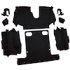 VT1123001 1986-89 Chevrolet Corvette; Convertible; Rear Molded Carpet; w/ Heel Pad; Cutpile; Black - image 1