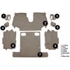 VT1123027 1986-89 Chevrolet Corvette; Convertible; Rear Molded Carpet; w/ Heel Pad; Cutpile; Gray - image 3