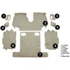 VT1123074 1986-89 Chevrolet Corvette; Convertible; Rear Molded Carpet; w/ Heel Pad; Cutpile; Saddle / Biscuit - image 3