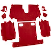 VT1123077 1986-89 Chevrolet Corvette; Convertible; Rear Molded Carpet; w/ Heel Pad; Cutpile; Flame Red - image 1