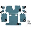 VT1123104 1986-89 Chevrolet Corvette; Convertible; Rear Molded Carpet; Cutpile; Metallic Blue - image 3
