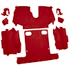 VT1123177 1986-89 Chevrolet Corvette; Convertible; Rear Molded Carpet; Cutpile; Flame Red - image 1