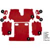 VT1123177 1986-89 Chevrolet Corvette; Convertible; Rear Molded Carpet; Cutpile; Flame Red - image 3