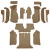 VT1123259 1988-89 Chevrolet Corvette; Coupe; Complete Molded Carpet Set; w/ Heel Pad; Cutpile; Cognac - image 2