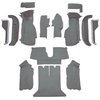 VT1123268 1988-89 Chevrolet Corvette; Coupe; Complete Molded Carpet Set; w/ Heel Pad; Cutpile; Smoke - image 2