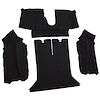 VT1124001 1988-89 Chevrolet Corvette; Coupe; Rear Molded Carpet; w/ Heel Pad; Cutpile; Black - image 1