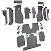 VT1124268 1988-89 Chevrolet Corvette; Convertible; Complete Molded Carpet Set; w/ Heel Pad; Cutpile; Smoke - image 1