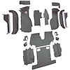 VT1124368 1988-89 Chevrolet Corvette; Convertible; Complete Molded Carpet Set; Cutpile; Smoke - image 1