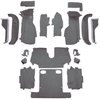 VT1124368 1988-89 Chevrolet Corvette; Convertible; Complete Molded Carpet Set; Cutpile; Smoke - image 2