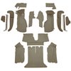 VT1124828 1990-93 Chevrolet Corvette; Coupe; w/ 2 Door Latches; Complete Molded Carpet Set; w/ Heel Pad; Cutpile; Medium Beige - image 2