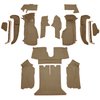 VT1124959 1990-93 Chevrolet Corvette; Coupe; w/ 2 Door Latches; Complete Molded Carpet Set; Cutpile; Cognac - image 2