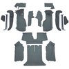 VT1124964 1990-93 Chevrolet Corvette; Coupe; w/ 2 Door Latches; Complete Molded Carpet Set; Cutpile; Steel Blue / Crystal Blue - image 2