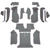 VT1124968 1990-93 Chevrolet Corvette; Coupe; w/ 2 Door Latches; Complete Molded Carpet Set; Cutpile; Smoke - image 4