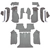 VT1124983 1990-93 Chevrolet Corvette; Coupe; w/ 2 Door Latches; Complete Molded Carpet Set; Cutpile; Medium Gray/Pewter - image 1