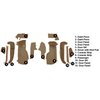 VT1125259 1990-93 Chevrolet Corvette; Front Molded Carpet Set; w/ Heel Pad; Cutpile; Cognac - image 4