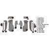 VT1125283 1990-93 Chevrolet Corvette; Front Molded Carpet Set; w/ Heel Pad; Cutpile; Pewter - image 4