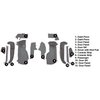 VT1125368 1988-89 Chevrolet Corvette; Front Molded Carpet Set; Cutpile; Smoke - image 4