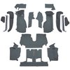 VT1125864 1990-93 Chevrolet Corvette; Convertible; w/2 Door Latches; Complete Molded Carpet Set; w/ Heel Pad; Cutpile; Steel Blu - image 2
