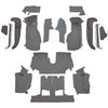 VT1125868 1990-93 Chevrolet Corvette; Convertible; w/2 Door Latches; Complete Molded Carpet Set; w/ Heel Pad; Cutpile; Smoke - image 2