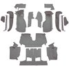 VT1125883 1990-93 Chevrolet Corvette; Convertible; w/2 Door Latches; Complete Molded Carpet Set; w/ Heel Pad; Cutpile; Pewter - image 2