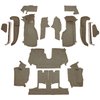 VT1125928 1990-93 Chevrolet Corvette; Convertible; w/2 Door Latches; Complete Molded Carpet Set; Cutpile; Medium Beige - image 2