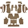 VT1125959 1990-93 Chevrolet Corvette; Convertible; w/2 Door Latches; Complete Molded Carpet Set; Cutpile; Cognac - image 2