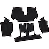 VT1126201 1990-93 Chevrolet Corvette; Convertible; w/ 2 Door Latches; Rear Molded Carpet; w/ Heel Pad; Cutpile; Black - image 1