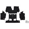 VT1126301 1990-93 Chevrolet Corvette; Convertible; w/ 2 Door Latches; Rear Molded Carpet; Cutpile; Black - image 3