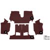 VT1126302 1990-93 Chevrolet Corvette; Convertible; w/ 2 Door Latches; Rear Molded Carpet; Cutpile; Ruby Red - image 3