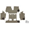VT1126328 1990-93 Chevrolet Corvette; Convertible; w/ 2 Door Latches; Rear Molded Carpet; Cutpile; Medium Beige - image 3