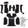 VT1126701 1994-96 Chevrolet Corvette; Coupe; Complete Molded Carpet Set; w/ Heel Pad; w/o Door Panels; Cutpile; Black - image 4