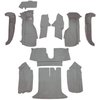 VT1126783 1994-96 Chevrolet Corvette; Coupe; Complete Molded Carpet Set; w/ Heel Pad; w/o Door Panels; Cutpile; Medium Gray/Pewt - image 2