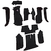 VT1126801 1994-96 Chevrolet Corvette; Coupe; Complete Molded Carpet Set; w/o Door Panels; Cutpile; Black - image 1
