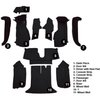 VT1126801 1994-96 Chevrolet Corvette; Coupe; Complete Molded Carpet Set; w/o Door Panels; Cutpile; Black - image 2